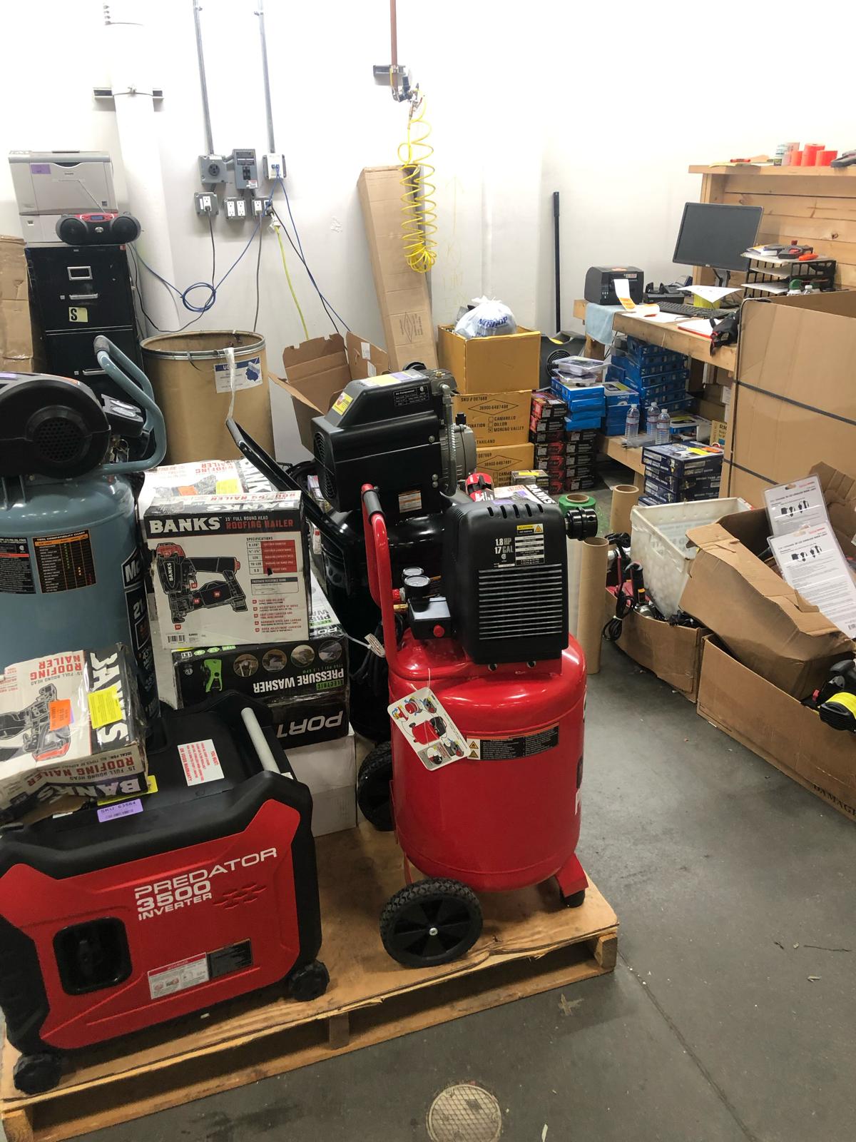 HF Tools- 25 PALLETS OPEN BOX Returns