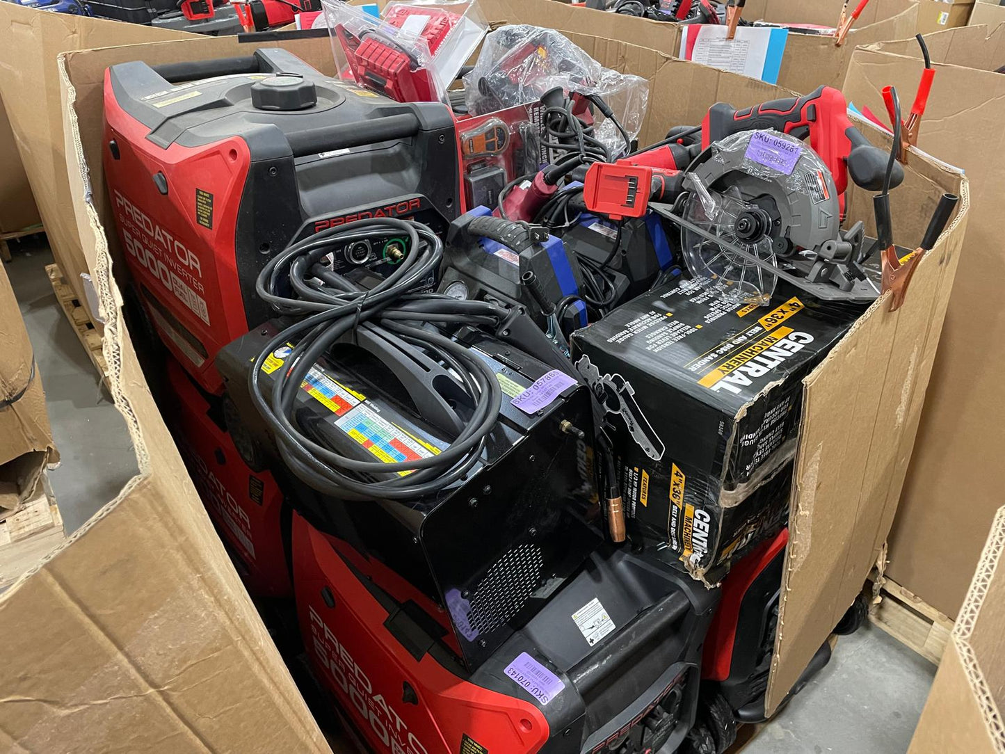 HF Tools- 25 PALLETS OPEN BOX Returns